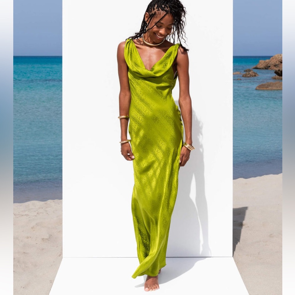 Rat & Boa Navarro Dress Lime BNWT